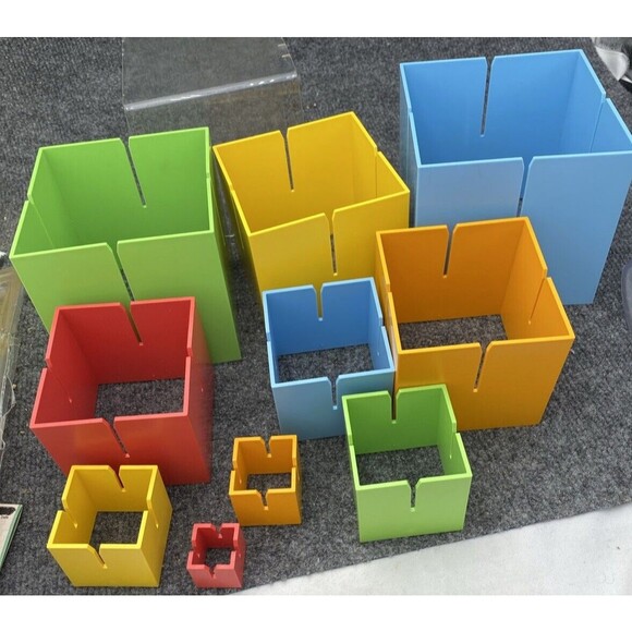 Fat Brain Toys Dado Cubes Interlocking Building Block Set Early Learning - Picture 4 of 9
